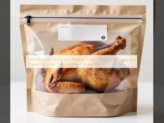 Frost Resistant Anti Fog Inflatable Roast Chicken Packaging Bag Retort Pouch for Superior Food Protection