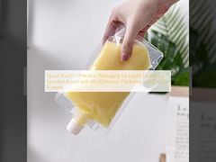 Spout Pouch – Precision Packaging for Liquid Excellence Spouted Pouch with 50-200micron Thickness and 12 Color Printing