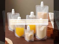 Hot Coffee & Milk Spout Pouch – The Ultimate Heat-Resistant Packaging Solution with 2/3/4 Layer and 50-200micron Thickness