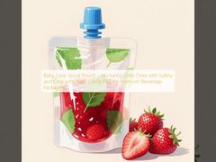 Baby Juice Spout Pouch – Nurturing Little Ones with Safety and Care with High-Clarity PET for Premium Beverage Packaging
