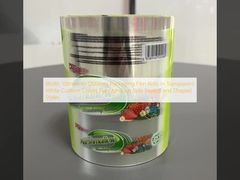 Width 100mm to 1200mm Packaging Film Rolls in Transparent White Custom Colors Flat Stand up Side Sealed and Shaped Styles