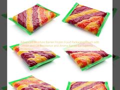 Advanced Moisture Barrier Frozen Food Packaging Pouch with Grease and Oil Resistance and Aroma Barrier for Superior Protection
