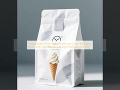 Customizable Multi-Layer Frozen Ice Cream Packaging Pouch with Light Barrier and High-Definition Printing
