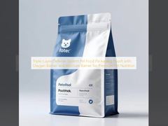 Triple-Layer Defense System Pet Food Packaging Pouch with Oxygen Barrier and Moisture Barrier for Premium Pet Nutrition