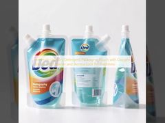 Premium Laundry Detergent Packaging Pouch with Oxygen Barrier Light Barrier and Aroma Lock for Freshness