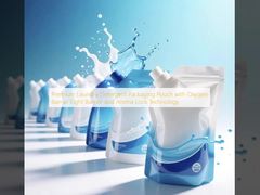Premium Laundry Detergent Packaging Pouch with Oxygen Barrier Light Barrier and Aroma Lock Technology