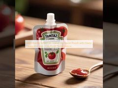 High-Barrier Materials Stand-Up Sauce Pouch with Flavor Protection and Leak-Proof Performance