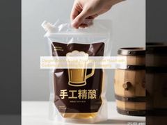 Oxygen Barrier & Leak Proof Fresh Beer Pouch with Customizable Printing for Liquid Packaging