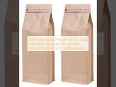 Eight-Side Sealed Pouch—a structural innovation designed for ultimate product integrity and shelf presence