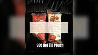 Hot Fill Pizza Cream Pouch 90C to 4C