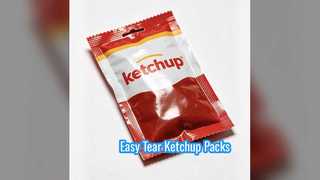 Ketchup Portion Packs Easy Tear Condiment Sachets